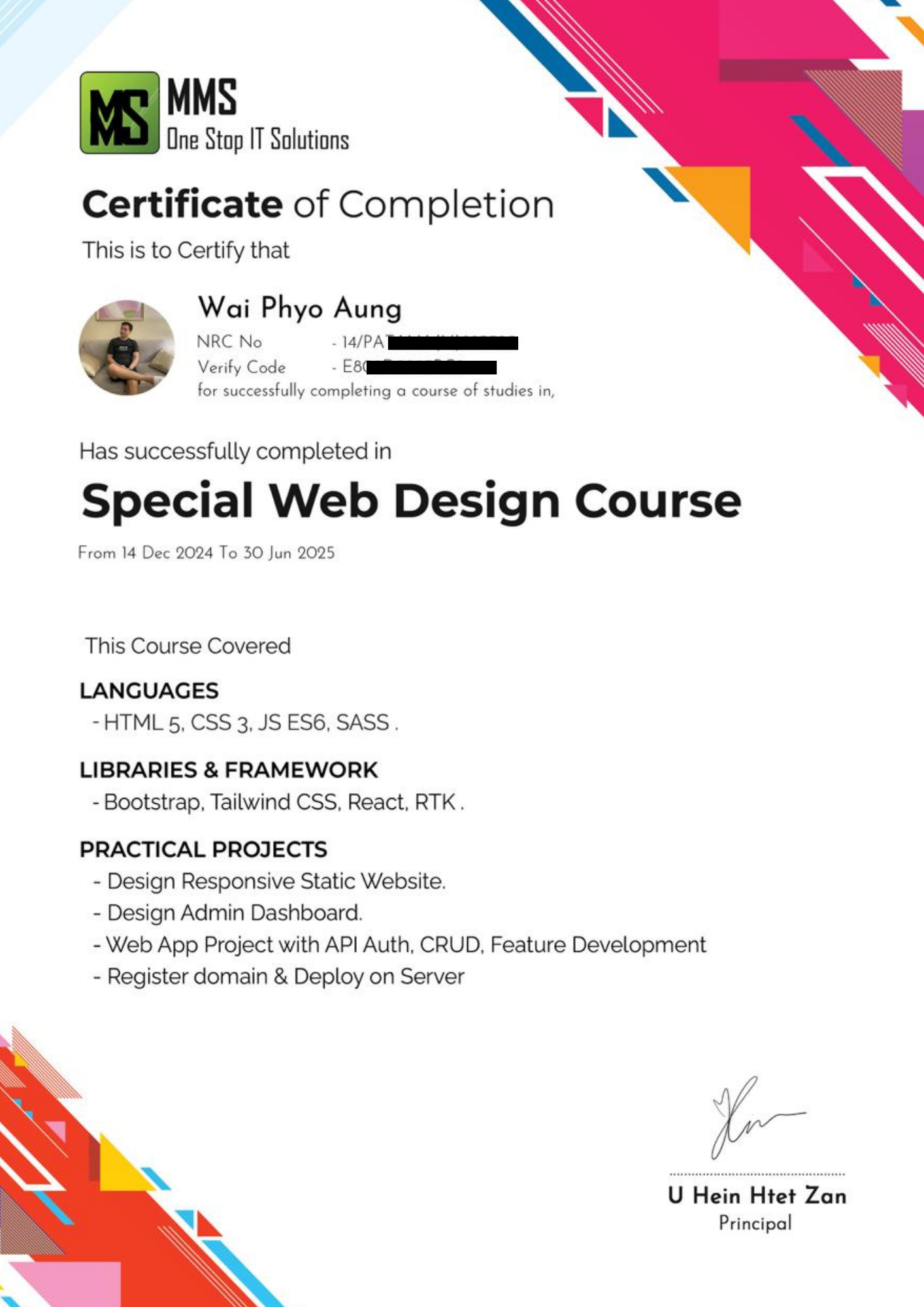 MMSIT SWD Special Web Design Course