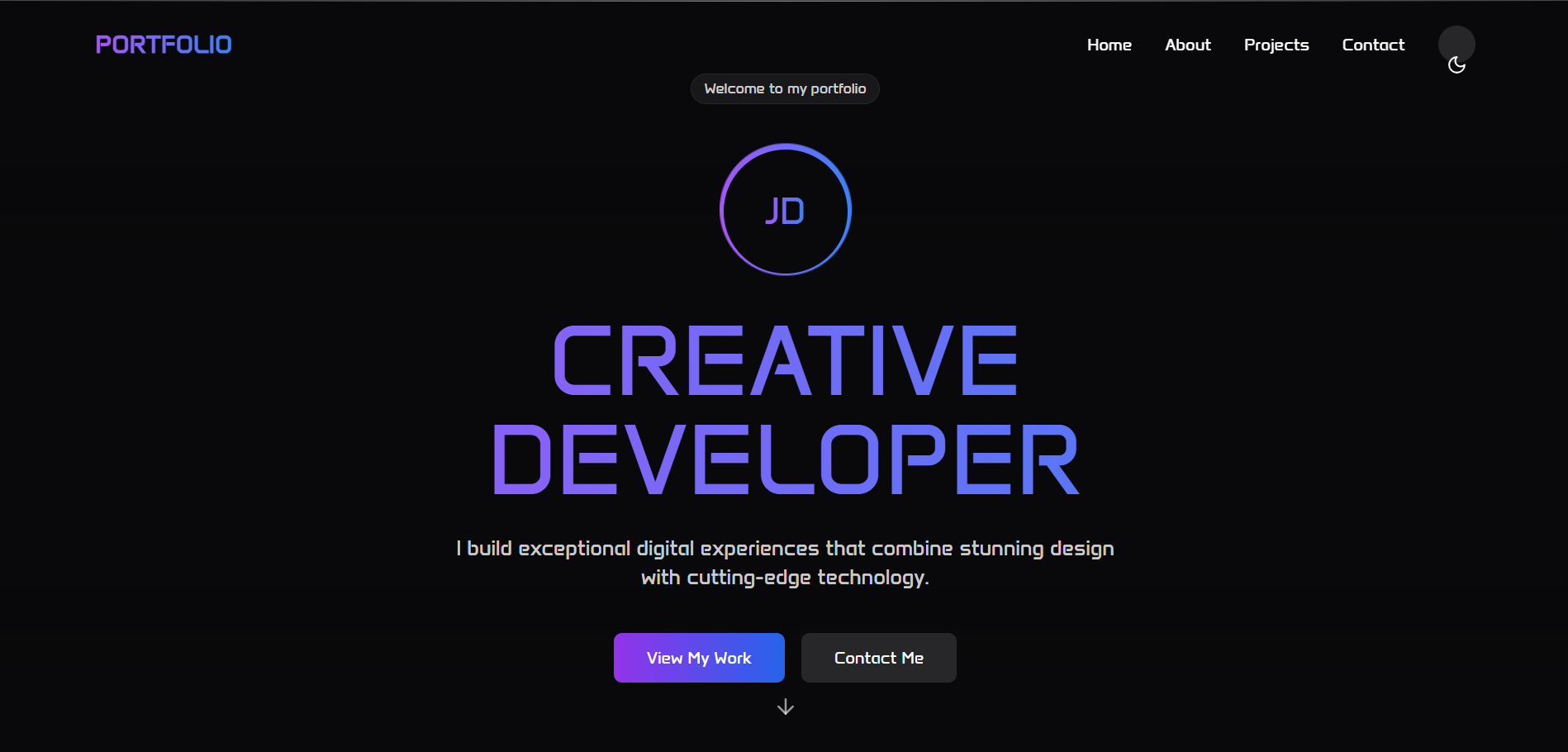 Creative Developer Portfolio